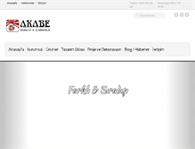 Tablet Screenshot of akabemobilya.com